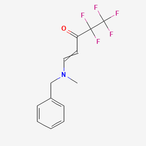 (E)-1-[benzyl(methyl)amino]-4,4,5,5,5-pentafluoro-1-penten-3-one