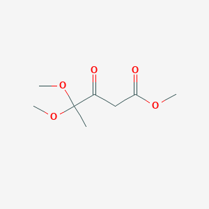 molecular formula C8H14O5 B1310428 Methyl 4,4-dimethoxy-3-oxopentanoate CAS No. 62759-83-5