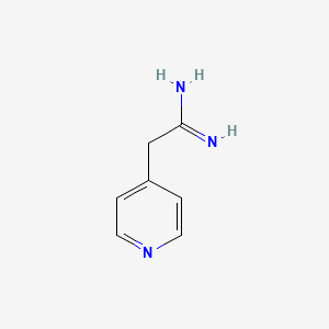 molecular formula C7H9N3 B1310435 2-Pyridin-4-yl-acetamidine CAS No. 885953-93-5