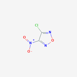 molecular formula C2ClN3O3 B13104403 3-Chloro-4-nitro-1,2,5-oxadiazole 