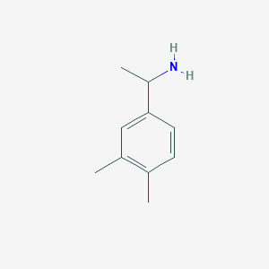 molecular formula C10H15N B1310443 1-(3,4-Dimethylphenyl)ethanamine CAS No. 91251-29-5