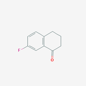 molecular formula C10H9FO B1310449 7-Fluoro-1-tetralone CAS No. 2840-44-0