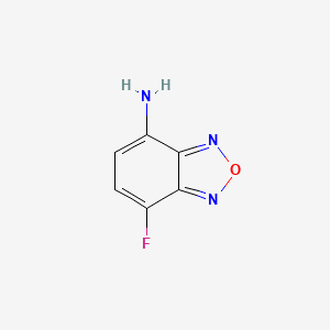 molecular formula C6H4FN3O B13104564 7-Fluorobenzo[c][1,2,5]oxadiazol-4-amine 
