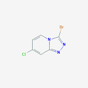 molecular formula C6H3BrClN3 B13104581 3-Bromo-7-chloro-[1,2,4]triazolo[4,3-a]pyridine CAS No. 1783979-27-0