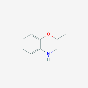 molecular formula C9H11NO B1310459 2-Methyl-3,4-dihydro-2H-1,4-benzoxazine CAS No. 58960-13-7