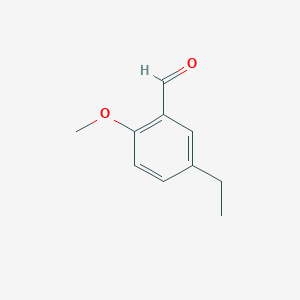 molecular formula C10H12O2 B1310461 5-乙基-2-甲氧基苯甲醛 CAS No. 85944-02-1