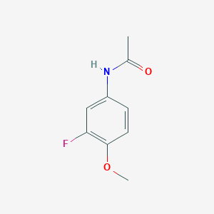B1310463 N-(3-Fluoro-4-methoxyphenyl)acetamide CAS No. 452-15-3