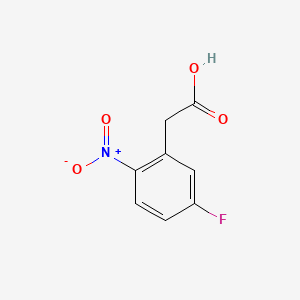 molecular formula C8H6FNO4 B1310466 5-Fluoro-2-nitrophenylacetic acid CAS No. 29640-98-0