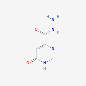 molecular formula C5H6N4O2 B13104719 6-Hydroxypyrimidine-4-carbohydrazide CAS No. 98021-41-1
