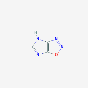 molecular formula C3H2N4O B13104747 2H-Imidazo[4,5-d][1,2,3]oxadiazole CAS No. 933057-41-1