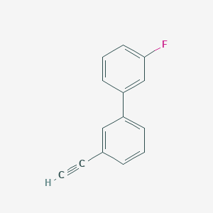 molecular formula C14H9F B13104752 3-Ethynyl-3'-fluoro-1,1'-biphenyl 