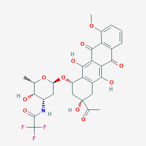 molecular formula C29H28F3NO11 B131048 N-（三氟乙酰）阿霉素 CAS No. 26388-52-3
