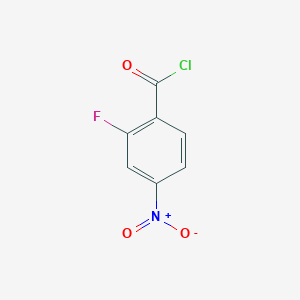 molecular formula C7H3ClFNO3 B1310480 2-Fluoro-4-nitrobenzoyl chloride CAS No. 403-23-6