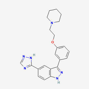 molecular formula C22H24N6O B1310489 Cc-401 CAS No. 395104-30-0