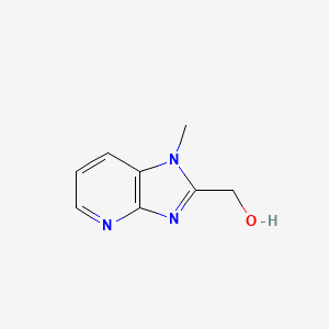 molecular formula C8H9N3O B1310505 (1-methyl-1H-imidazo[4,5-b]pyridin-2-yl)methanol CAS No. 172648-00-9