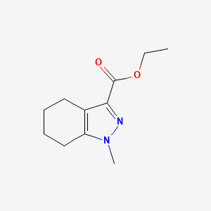 molecular formula C11H16N2O2 B1310512 Ethyl 1-methyl-4,5,6,7-tetrahydro-1H-indazole-3-carboxylate CAS No. 224314-24-3