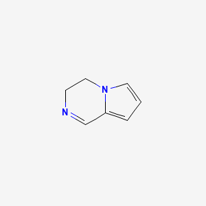 molecular formula C7H8N2 B13105142 3,4-Dihydropyrrolo[1,2-a]pyrazine CAS No. 71257-37-9
