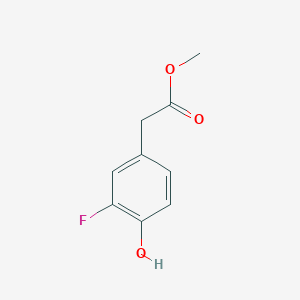 molecular formula C9H9FO3 B1310518 Methyl (3-fluoro-4-hydroxyphenyl)acetate CAS No. 79280-92-5
