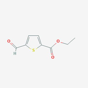 molecular formula C8H8O3S B1310519 Ethyl 5-formylthiophene-2-carboxylate CAS No. 67808-65-5