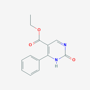 molecular formula C13H12N2O3 B1310525 Ethyl 2-hydroxy-4-phenylpyrimidine-5-carboxylate CAS No. 188781-06-8