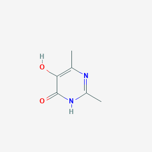 molecular formula C6H8N2O2 B13105300 5-Hydroxy-2,6-dimethylpyrimidin-4(1H)-one 