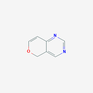 molecular formula C7H6N2O B13105347 5H-Pyrano[4,3-d]pyrimidine CAS No. 23134-80-7