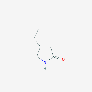 molecular formula C6H11NO B1310544 4-乙基-2-吡咯烷酮 CAS No. 41819-75-4