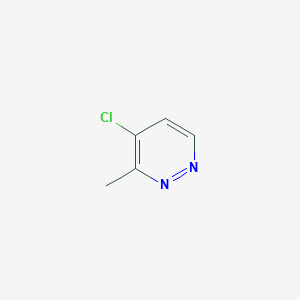 molecular formula C5H5ClN2 B13105466 4-Chloro-3-methylpyridazine 