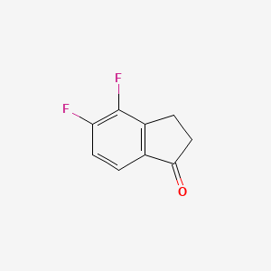 molecular formula C9H6F2O B1310547 4,5-Difluoro-1-indanone CAS No. 628732-11-6