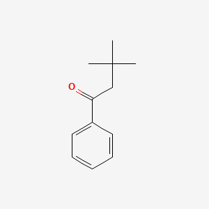 molecular formula C12H16O B1310548 3,3-Dimethyl-1-phenylbutan-1-one CAS No. 31366-07-1