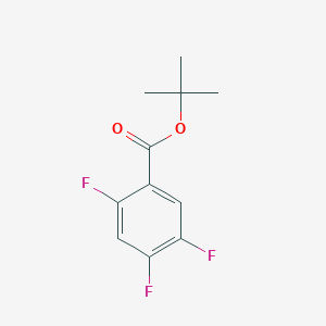 molecular formula C11H11F3O2 B1310553 叔丁基2,4,5-三氟苯甲酸酯 CAS No. 182875-05-4