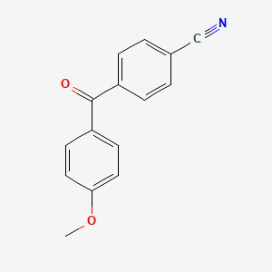 molecular formula C15H11NO2 B1310554 4-(4-甲氧基苯甲酰基)苯甲腈 CAS No. 27645-60-9