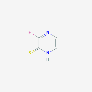 molecular formula C4H3FN2S B13105550 3-Fluoro-1h-pyrazine-2-thione CAS No. 1286744-12-4