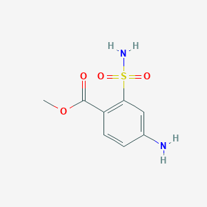molecular formula C8H10N2O4S B1310560 Methyl 4-amino-2-sulfamoylbenzoate CAS No. 2297-06-5