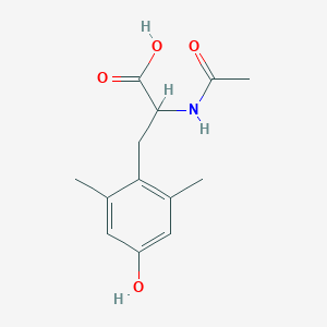 molecular formula C13H17NO4 B13105614 N-Acetyl-2,6-dimethyl-DL-tyrosine CAS No. 1255098-61-3