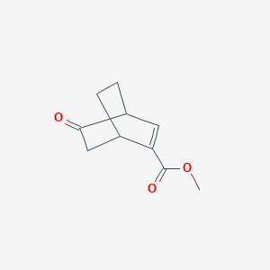 molecular formula C10H12O3 B13105732 Methyl 5-oxobicyclo[2.2.2]oct-2-ene-2-carboxylate 