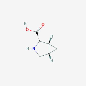 molecular formula C6H9NO2 B1310575 (1R,2S,5S)-3-氮杂双环[3.1.0]己烷-2-羧酸 CAS No. 33294-81-4