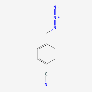 molecular formula C8H6N4 B1310577 4-(叠氮甲基)苯甲腈 CAS No. 84466-87-5