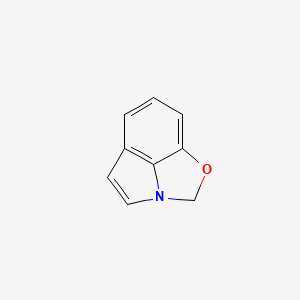 molecular formula C9H7NO B13105814 2H-Pyrrolo[1,2,3-CD]benzoxazole CAS No. 418757-90-1