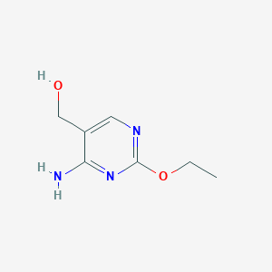 molecular formula C7H11N3O2 B13105962 (4-Amino-2-ethoxypyrimidin-5-yl)methanol CAS No. 90008-65-4
