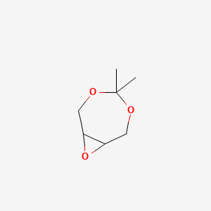molecular formula C7H12O3 B1310602 4,4-二甲基-3,5,8-三氧杂双环[5.1.0]辛烷 CAS No. 57280-22-5