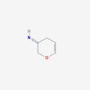 molecular formula C5H7NO B13106033 2H-Pyran-3(4H)-imine CAS No. 143754-73-8