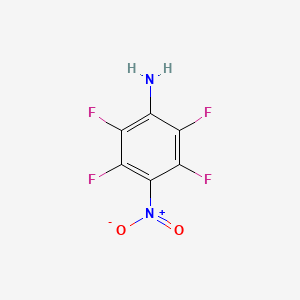 molecular formula C6H2F4N2O2 B1310604 2,3,5,6-Tetrafluoro-4-nitroaniline CAS No. 776-16-9