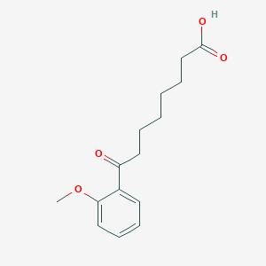 molecular formula C15H20O4 B1310608 8-(2-甲氧基苯基)-8-氧代辛酸 CAS No. 898766-01-3