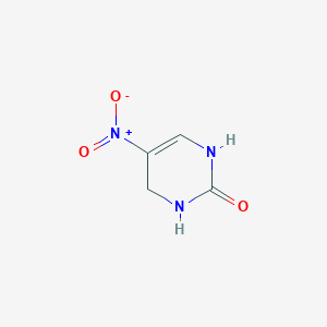 molecular formula C4H5N3O3 B13106085 5-Nitro-3,4-dihydropyrimidin-2(1H)-one 