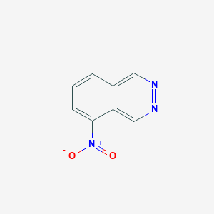 molecular formula C8H5N3O2 B1310618 5-硝基酞嗪 CAS No. 89898-86-2