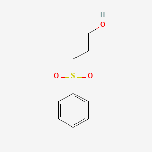 molecular formula C9H12O3S B1310620 3-(Phenylsulfonyl)propan-1-ol CAS No. 25062-90-2