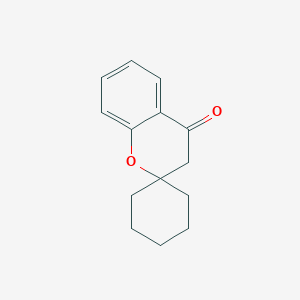 molecular formula C14H16O2 B1310622 螺[色满-2,1'-环己烷]-4-酮 CAS No. 62756-20-1