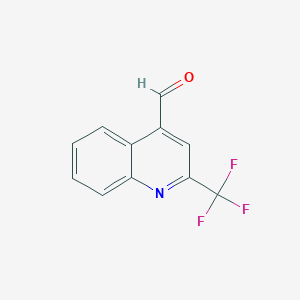 molecular formula C11H6F3NO B1310642 2-(Trifluoromethyl)quinoline-4-carbaldehyde CAS No. 78946-17-5