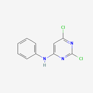 B1310647 2,6-dichloro-N-phenylpyrimidin-4-amine CAS No. 28230-47-9